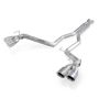 Stainless Works CA12CBL 2012-15 Camaro ZL1 6.2L 3in Catback Dual Chambered Exhaust X-Pipe Resonator Deletes