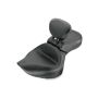 Mustang Motorcycle 79179 Mustang 01-08 Honda VT750DC Spirit Wide Touring 1PC Seat w/ Driver Backrest - Black