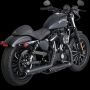 Vance and Hines 46361 Vance & Hines HD Sportster 14-22 Twin Slash 3In PCX Slip-On Exhaust