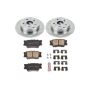 PowerStop KOE4671 OE Stock Replacement Low-Dust Ceramic Brake Pad and Rotor Kit