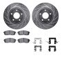 Dynamic Friction 7612-67005 Rotor Kit