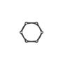 Cometic Gasket C15011-032 Cometic Chevrolet Gen-1 Small Block V8 .032in AFM Water Pump Backing Plate Gasket