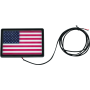 Kuryakyn 2892 Freedom Flag LED 4in X 6in Black