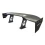 NRG Carbon Fiber Spoiler - Universal (59in.) NRG Logo Large End Plates