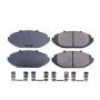 PowerStop 17-748 PowerStop - Z17 Low-Dust Ceramic Brake Pads with Hardware