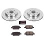 PowerStop K7289 Z23 Daily Driver Carbon-Fiber Ceramic Brake Pad and Drilled & Slotted Rotor Kit