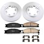 PowerStop CRK4837 Genuine Geomet Coated Rotor and Low-Dust Ceramic Brake Pad Kit