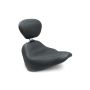 Mustang Motorcycle 79493 Mustang 18-21 Harley Street Bob Wide Tripper Solo Seat w/Driver Backrest - Black