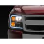 Raxiom S138003 07-13 Chevrolet Silverado 1500 Axial Series Headlights w/ LED Bar- Blk Housing (Clear Lens)