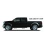 N-Fab N1678CC-TX Nerf Step 16-17 Nissan Titan/Titan XD Crew Cab - Tex. Black - Cab Length - 3in