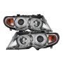 SPYDER 5042408 Projector Headlights 1PC - LED Halo - Chrome