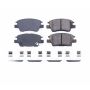 PowerStop 17-1844 PowerStop - Z17 Low-Dust Ceramic Brake Pads with Hardware