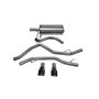 CORSA Performance 14405BLK Corsa 09-18 Dodge Ram 1500 4.7L/5.7L V8 Quad/Crew Cab/Short Bed Black Dual Rear Exit Cat-Back Exhaus