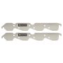 ALLSTAR PERFORMANCE ALL34219 Exhaust Block Off Plates BBC Engines