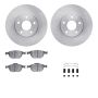 Dynamic Friction 6612-54103 Rotor Kit