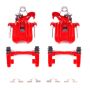 PowerStop S2890A Red Powder Coated Calipers