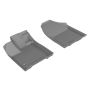 3D MAXpider 2017-2020 Honda Ridgeline Kagu 1st Row Floormat - Gray