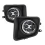 SPYDER 9031540 Daytime DRL LED Running Fog Lights w/Switch - Clear