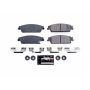 PowerStop Z23-1194 PowerStop - Z23 Daily Driver Carbon-Fiber Ceramic Brake Pads with Hardware Kit