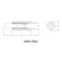 HKS Universal Stainless Hi Power 170mm Titanium Muffler