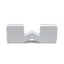 Oracle Lighting 3140-W-005 Universal Illuminated LED Letter Badges - Matte White Surface Finish - W