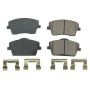 PowerStop 17-2137 PowerStop - Z17 Low-Dust Ceramic Brake Pads with Hardware