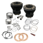 S&S Cycle 91-9201 66-84 BT 98in 3-5/8in Big Bore Cylinder &  Piston Kit For S&S SH98 Engines - Gloss Black