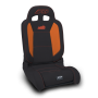 PRP Seats A8701044-201-207 PRP EnduroDaily Reclining Suspension Seat - Black/Orange Vinyl - Driver