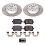 PowerStop SC7324 Semi-Coated Rotor and Low-Dust Ceramic Brake Pad Kit