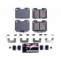 PowerStop Z23-631 PowerStop - Z23 Daily Driver Carbon-Fiber Ceramic Brake Pads with Hardware Kit