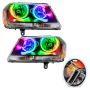 Oracle Lighting 8101-330 SMD Pre-Assembled Headlights, Black Bezel, ColorSHIFT