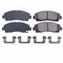 PowerStop 17-1102 PowerStop - Z17 Low-Dust Ceramic Brake Pads with Hardware