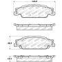 Stoptech 309.09220 Performance Brake Pads