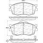 Stoptech 308.11560 Street Brake Pads