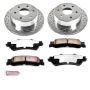 PowerStop K2018-36 Z36 Truck and SUV Carbon-Fiber Ceramic Brake Pad and Drilled & Slotted Rotor Kit