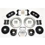 Wilwood 140-10943 AERO4 Rear P-Brake Kit 14.00in Chevy 12 Bolt w/ C-Clips