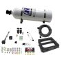 Nitrous Express 40071-15 Dominator HITMAN PLUS (50-100-150-200HP) WITH 15LB BOTTLE