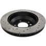 Stoptech 127.33078L Slotted & Drilled Sport Brake Rotor