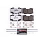 PowerStop Z26-1347 PowerStop - Z26 Performance Carbon-Fiber Ceramic Brake Pads with Hardware Kit