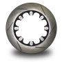 AFCO RACING PRODUCTS AFC6640105 Brake Rotor 11.75 x .810 8blt LH Slotted