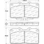 Stoptech 308.05310 Street Brake Pads - Front