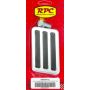 RACING POWER CO-PACKAGED RPCR8500POL Brake Pad Polished with Rubber Inserts