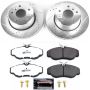 PowerStop K5106-36 Z36 Truck and SUV Carbon-Fiber Ceramic Brake Pad and Drilled & Slotted Rotor Kit