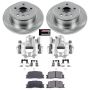 PowerStop KCOE1148A OE Stock Replacement Low-Dust Ceramic Brake Pad, Rotor and Caliper Kit