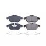 PowerStop 17-972 PowerStop - Z17 Low-Dust Ceramic Brake Pads with Hardware