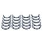 SCE GASKETS 1305-10 DYNO PAK (10) BBC SILICONE SPLIT RR MAIN SEALS