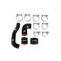 Mishimoto MMHOSE-SUBJ-INT4BK 04-07 Subaru WRX STI (STI only) JDM Black Silicone Intercooler Hoses