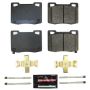 PowerStop Z23-2363 PowerStop - Z23 Daily Driver Carbon-Fiber Ceramic Brake Pads with Hardware Kit