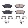 PowerStop 17-256 PowerStop - Z17 Low-Dust Ceramic Brake Pads with Hardware