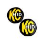 KC HiLiTES 5818 KC Cover 8in Vinyl HID Black Yellow PR